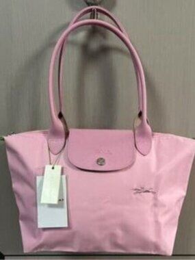Brand new pink Longchamp women's medium tote bag